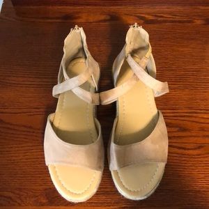 Platform espadrille sandals